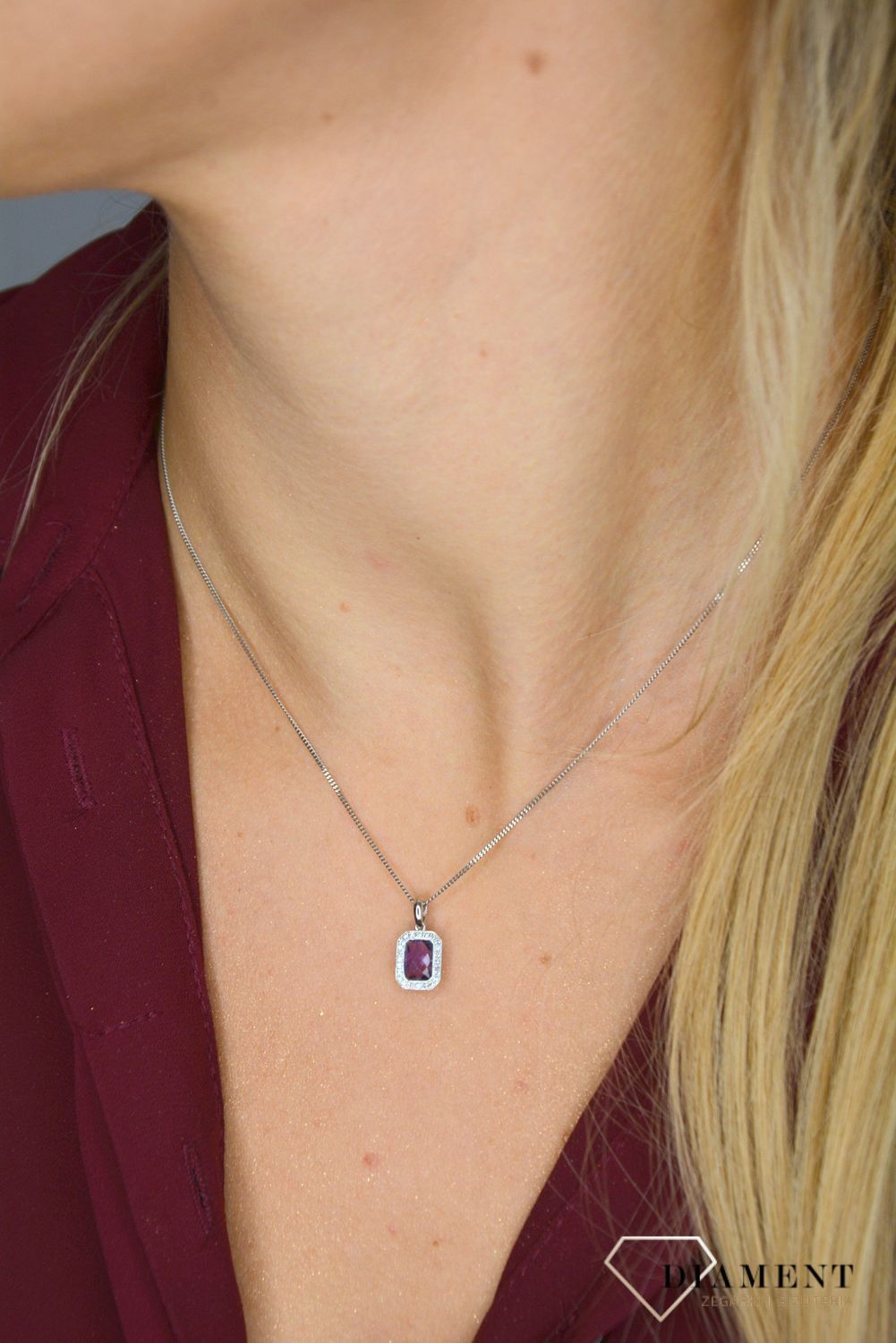 Złoty łańcuszek 585 pancerka Białe Złoto 1 mm S2Ł000000-470B 585 1mm ✅ Łańcuszek został wykonany z wysokiej jakości 14-karatowego białego złota, próba 585 ✅.jpg